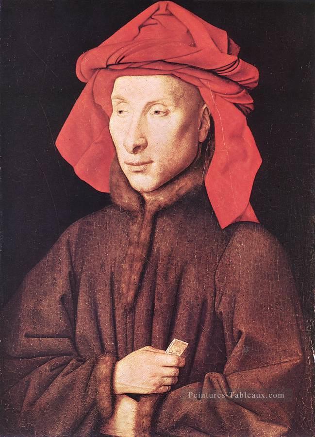 Portrait de Giovanni Arnolfini Renaissance Jan van Eyck Peintures à l'huile